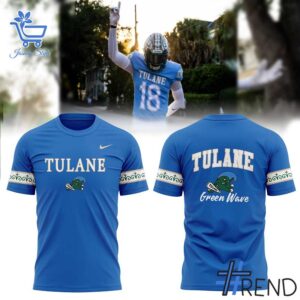 Sleek 1 Tulane Football Our First City Edition Uniform 2025 Shirt with bold design accents and flawless fit.