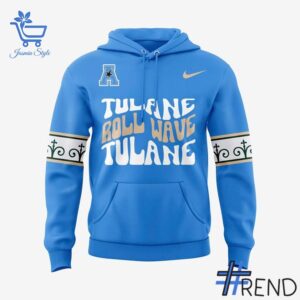 Unique 3 Tulane Green Wave football City Edition Roll Wave Hoodie with creative flair and lasting comfort.