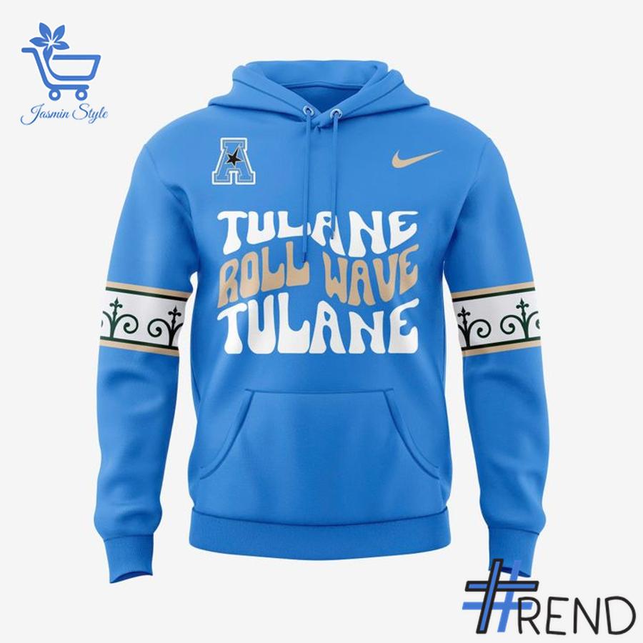Unique 3 Tulane Green Wave football City Edition Roll Wave Hoodie with creative flair and lasting comfort.