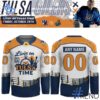 Sleek 1 Tulsa Oilers Livin' on Tulsa Time Hockey Jersey with bold design accents and flawless fit.