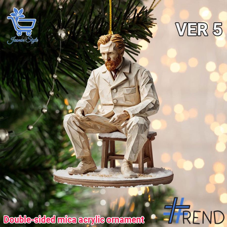 Unique 1 Vincent van Gogh Christmas Ornament 5 with creative flair and lasting comfort.