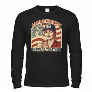 Unique Vote Blue A Better Tomorrow Forward Together Shirt 5 with creative flair and lasting comfort.