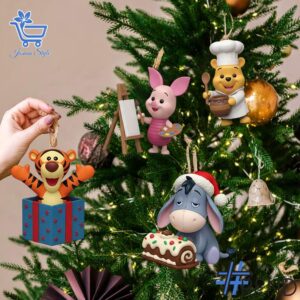 Holiday 2 Winnie the Pooh Advent Calendar 2025 with premium acrylic ornaments.