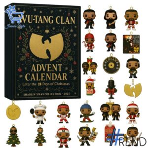 Holiday 1 Wu Tang Clan Christmas Advent Calendar 2025 with premium acrylic ornaments.