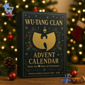 Holiday 2 Wu Tang Clan Christmas Advent Calendar 2025 with premium acrylic ornaments.