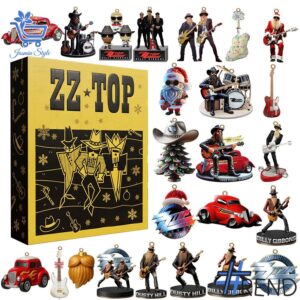 1 ZZ Top 2025 Advent Calendar featuring a creative design and premium craftsmanship.