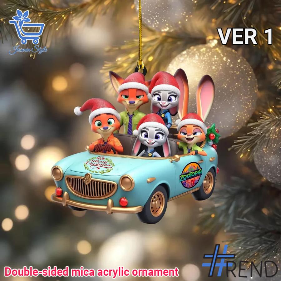 Unique 1 Zootopia Christmas Ornament 1 with creative flair and lasting comfort.