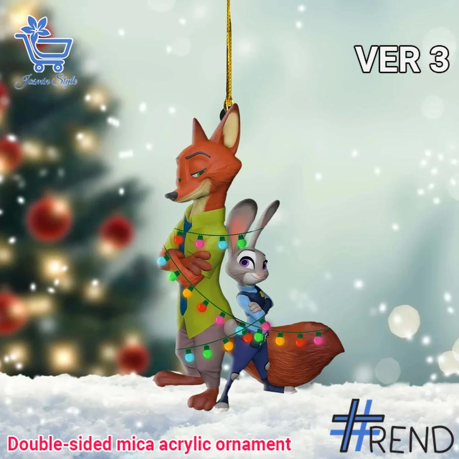 Unique 1 Zootopia Christmas Ornament 3 with creative flair and lasting comfort.