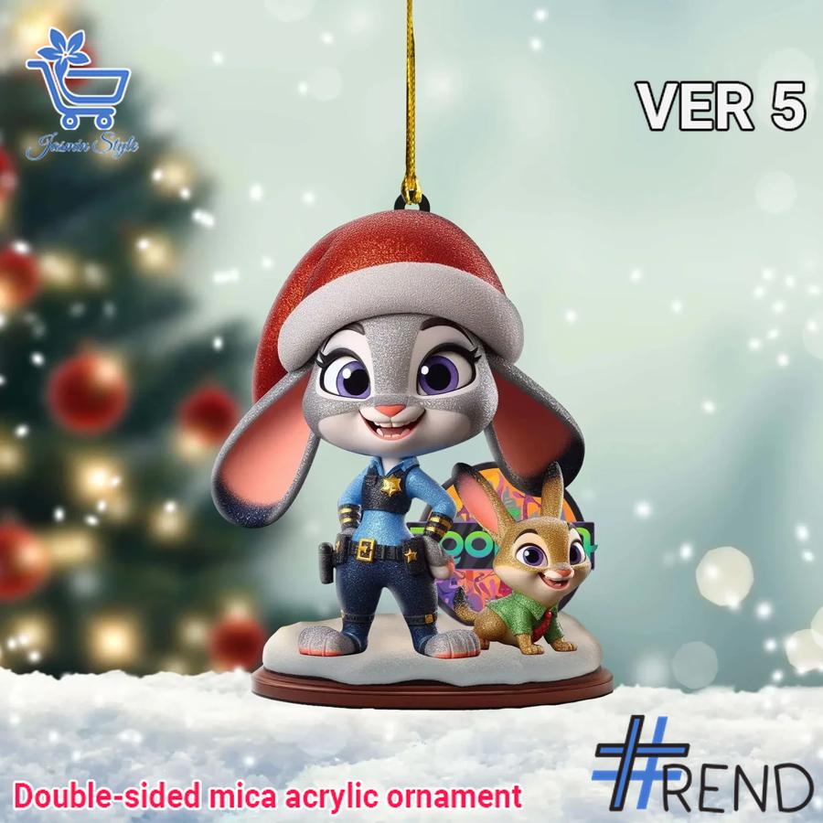 Unique 1 Zootopia Christmas Ornament 5 with creative flair and lasting comfort.